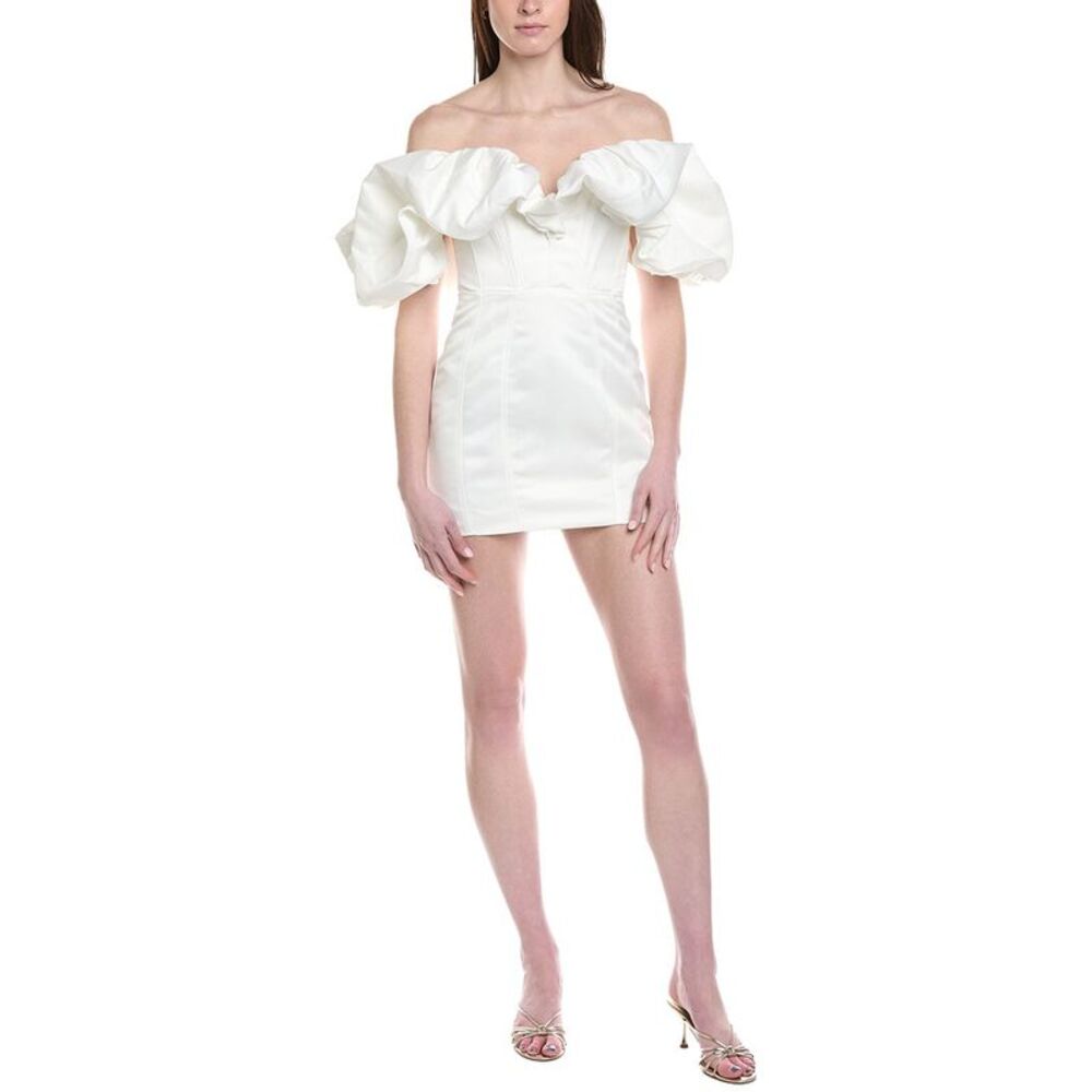 Line & Dot Womens  Goldie Mini Dress, Beige